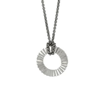 Çentik Gümüş Kolye