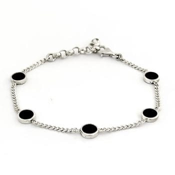 Mineli Gümüş Bileklik