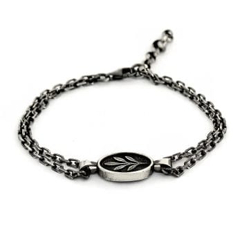 Zeytin Dalı Gümüş Bileklik